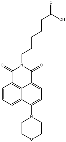 6-(6-(morpholin-4-yl)-1,3-dioxo-1H-benzo[de]isoquinolin-2(3H)-yl)hexanoic acid