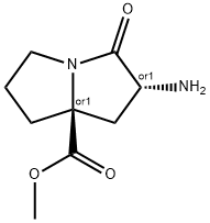 1H-Pyrrolizine-7a(5H)-carboxylicacid,2-aminotetrahydro-3-oxo-,methylester,