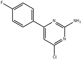 4-氯-6-(4-氟苯基)嘧啶-2-胺