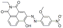 2-乙基-6-羟基-5-[(2-甲氧基-4-硝基苯)偶氮基]-1H-苯并[DE]喹啉-1,3-(2H)-二酮