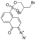 2,3-dibromopropyl 6-diazo-5,6-dihydro-5-oxonaphthalene-1-sulphonate
