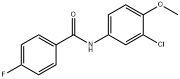 N-(3-氯-4-甲氧基苯)-4-氟苯甲酰胺