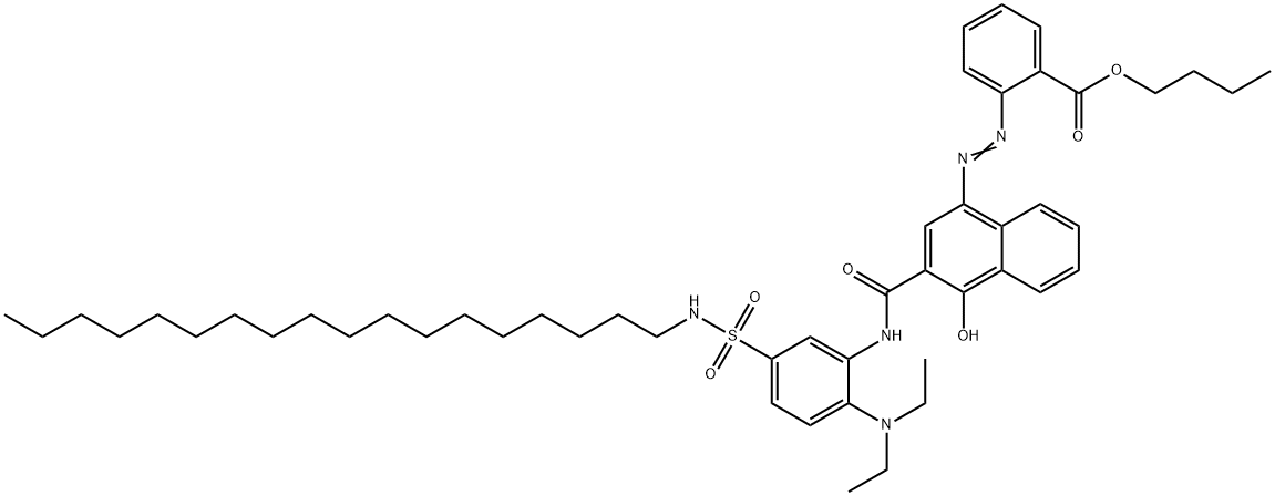 butyl 2-[[3-[[[2-(diethylamino)-5-[(octadecylamino)sulphonyl]phenyl]amino]carbonyl]-4-hydroxy-1-naphthyl]azo]benzoate