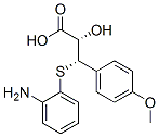 [S-(R*,R*)]-3-[(o-aminophenyl)thio]-3-(p-methoxyphenyl)lactic acid