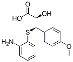 [R-(R*,R*)]-3-[(o-aminophenyl)thio]-3-(p-methoxyphenyl)lactic acid