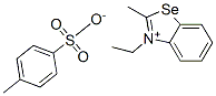 3-ethyl-2-methylbenzoselenazolium 4-methylbenzenesulphonate