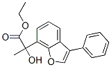 ethyl alpha-hydroxy-alpha-methyl-3-phenylbenzofuran-7-acetate