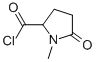2-Pyrrolidinecarbonyl chloride, 1-methyl-5-oxo- (9CI)