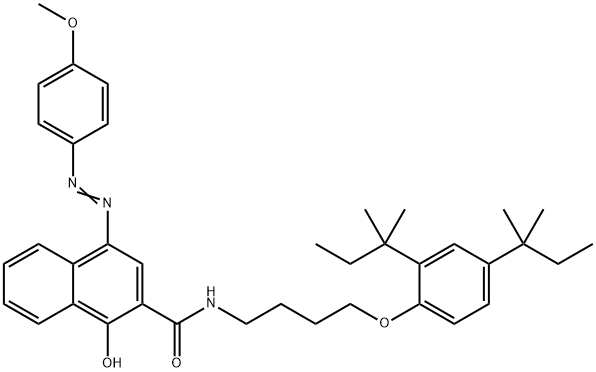 N-[4-[2,4-Bis(1,1-dimethylpropyl)phenoxy]butyl]-1-hydroxy-4-[(4-methoxyphenyl)azo]-2-naphthalenecarboxamide