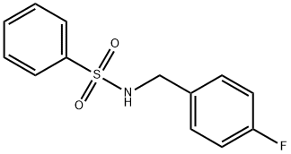 N-[(4-氟苯基)甲基]苯磺酰胺
