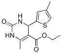 5-Pyrimidinecarboxylicacid,1,2,3,4-tetrahydro-6-methyl-4-(4-methyl-2-thienyl)-2-oxo-,ethylester(9CI)