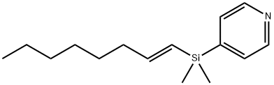 Pyridine, 4-[dimethyl-(1E)-1-octenylsilyl]- (9CI)
