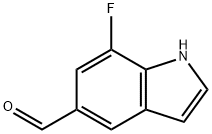 1H-Indole-5-carboxaldehyde,7-fluoro-(9CI)