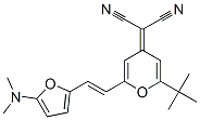 Propanedinitrile,  [2-[2-[5-(dimethylamino)-2-furanyl]ethenyl]-6-(1,1-dimethylethyl)-4H-pyran-4-ylidene]-  (9CI)