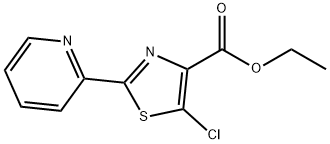 4-Thiazolecarboxylicacid,5-chloro-2-(2-pyridinyl)-,ethylester(9CI)