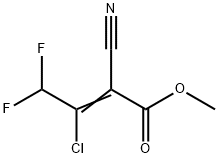 METHYL 3-CHLORO-2-CYANO-4,4-DIFLUOROCROTONATE