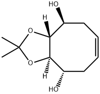 Cycloocta-1,3-dioxole-4,9-diol, 3a,4,5,8,9,9a-hexahydro-2,2-dimethyl-, (3aR,4S,9S,9aR)- (9CI)