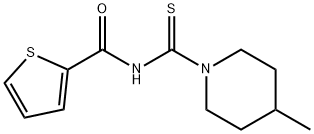N-[(4-methyl-1-piperidinyl)carbonothioyl]-2-thiophenecarboxamide