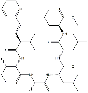 N-(2-Pyridinylmethylene)-L-Val-L-Ile-L-Ala-L-Leu-L-Leu-L-Leu-OMe
