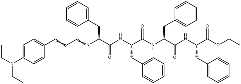 N-[3-[4-(Diethylamino)phenyl]-2-propenylidene]-L-Phe-L-Phe-L-Phe-L-Phe-OEt