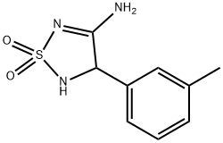 1,2,5-Thiadiazol-3-amine, 4,5-dihydro-4-(3-methylphenyl)-, 1,1-dioxide (9CI)
