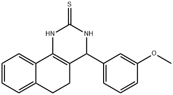 4-(3-methoxyphenyl)-3,4,5,6-tetrahydrobenzo[h]quinazoline-2-thiol