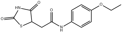 2-(2,4-dioxo-1,3-thiazolidin-5-yl)-N-(4-ethoxyphenyl)acetamide