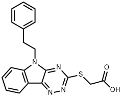 {[5-(2-phenylethyl)-5H-[1,2,4]triazino[5,6-b]indol-3-yl]sulfanyl}acetic acid