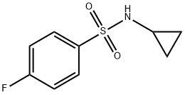 N-CYCLOPROPYL 4-FLUOROBENZENESULFONAMIDE
