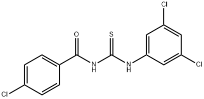 4-chloro-N-{[(3,5-dichlorophenyl)amino]carbonothioyl}benzamide