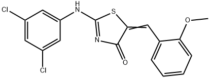 2-(3,5-dichloroanilino)-5-(2-methoxybenzylidene)-1,3-thiazol-4(5H)-one