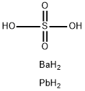 sulphuric acid, barium lead salt