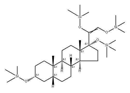 3α,17,20,21-Tetrakis[(trimethylsilyl)oxy]-5β-pregn-20-ene