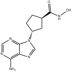 3-(6-AMINO-PURIN-9-YL)-CYCLOPENTANECARBOXYLIC ACID HYDROXYAMIDE
