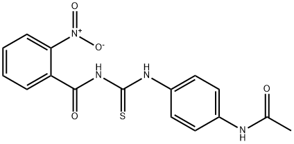 N-({[4-(acetylamino)phenyl]amino}carbonothioyl)-2-nitrobenzamide