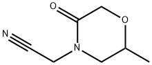 4-Morpholineacetonitrile,2-methyl-5-oxo-(9CI)