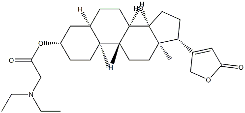 3β-(N,N-Diethylaminoacetyloxy)-14-hydroxy-5β-card-20(22)-enolide