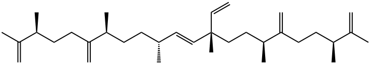 10-Ethenyl-2,3,7,10,13,16,20,21-octamethyl-6,17-bis(methylene)-1,11,21-docosatriene