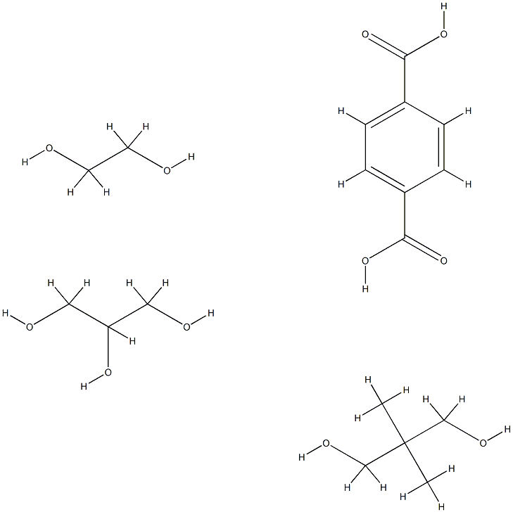 1,4-苯二甲酸与2,2-二甲基-1,3-丙二醇、1,2-乙二醇和1,2,3-丙三醇的聚合物