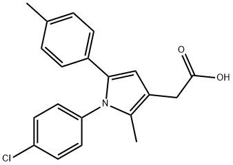 2-[1-(4-chlorophenyl)-2-methyl-5-(4-methylphenyl)pyrrol-3-yl]acetic ac id