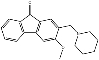 3-Methoxy-2-piperidinomethyl-9H-fluoren-9-one