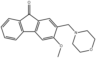 3-Methoxy-2-morpholinomethyl-9H-fluoren-9-one