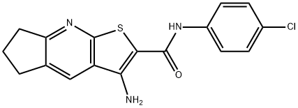 3-amino-N-(4-chlorophenyl)-6,7-dihydro-5H-cyclopenta[b]thieno[3,2-e]pyridine-2-carboxamide