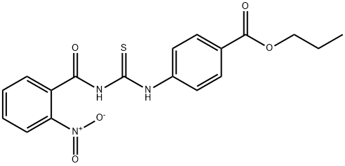 propyl 4-({[(2-nitrobenzoyl)amino]carbonothioyl}amino)benzoate