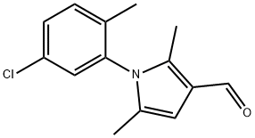 1-(5-CHLORO-2-METHYLPHENYL)-2,5-DIMETHYL-1H-PYRROLE-3-CARBALDEHYDE
