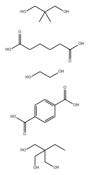 1,4-苯二羧酸与2,2-二甲基-1,3丙二醇、1,2-乙二醇、2-乙基-2-(羟甲基)-1,3-丙二醇和己二酸的聚合物
