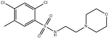 2,4-dichloro-5-methyl-N-(2-morpholinoethyl)benzenesulfonamide