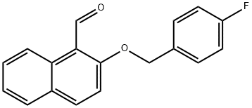 2-[(4-fluorophenyl)methoxy]naphthalene-1-carbaldehyde
