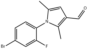 1-(4-溴-2-氟苯基)-2,5-二甲基-1H-吡咯-3-甲醛