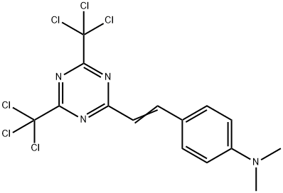 4,6-Bis-(trichloromethyl)-2-[(4-dimethylamino)-styryl]-1,3,5-triazine